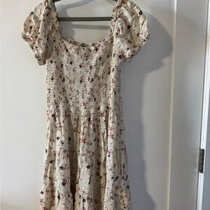 Art Class Floral Smocked dress